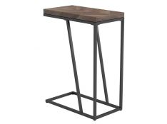 Chevron Rectangular Accent Table in Tobacco