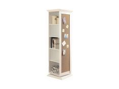 Coaster Furniture Swivel Storage Cabinet in White