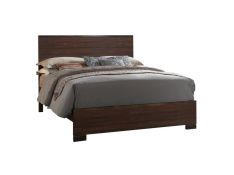 Edmonton King Panel Bed in Rustic Tobacco