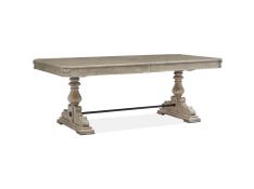 Marisol Trestle Dining Table in Fawn