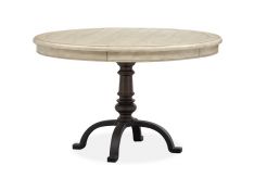 Harlow Round Dining Table in Weathered Bisque