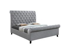 Kate King Bed in Grey