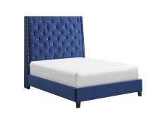 Chantilly Queen Bed in Royal Blue