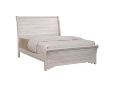 Coralee Queen Bed in Chalk Grey