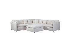 Hobson 5-Piece Sectionals in Off-White