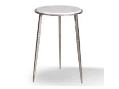 Crossings Palace Accent Table in Iron and Marble