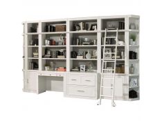 Catalina 9 Piece Library Wall in Cottage White