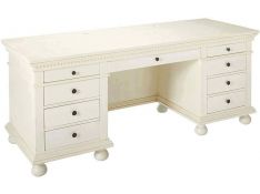 Gustave Executive Desk in Cream