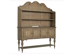 Weston Hills Sideboard with Hutch in Light Wood