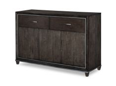 Counter Point Credenza in Satin Smoke