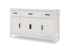 Edgewater Credenza in Sand Dollar White