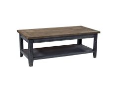 Eastport Cocktail Table in Drifted Black