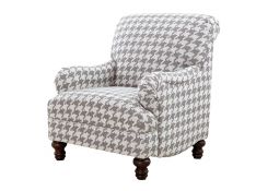 Glenn Upholstered Accent Chair in Grey