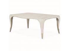 London Place Rectangular Dining Table in Creamy Pearl