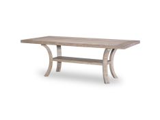Halifax Trestle Table in Light Flax