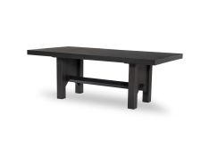 Westwood Trestle Table in Charred Oak