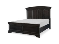 Townsend California King Arched Panel Bed in Dark Sepia