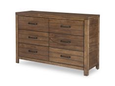 Summer Camp 6-Drawer Dresser in Brown