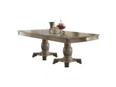 Chateau De Ville Dining Table with Double Pedestal in Antique White