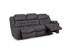 Decker Power Reclining Sofa with Integrated USB Port in Easter Slate