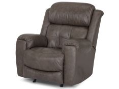 Corwin Power Rocker Recliner with Integrated USB Port in Dakota Grey