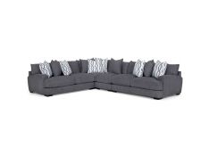 Journey 4 Piece Sectional in Merriville Graphite