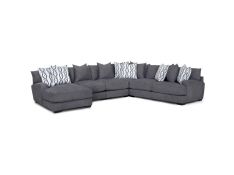 Journey 5 Piece Sectional in Merriville Graphite