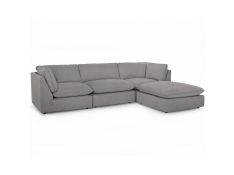 Boston 4 Piece Modular Sectional in Dream Slate