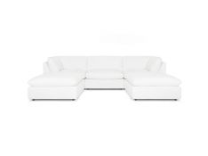 Boston 5 Piece Modular Sectional in Dream Pearl