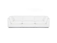 Boston 3 Piece Modular Sectional in Dream Pearl