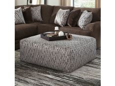 Galaxy Modular Sectional Cocktail Ottoman in Noir