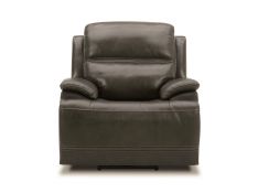 Bentley Power Swivel Glider Recliner in Graphite Gray