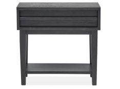 Lindon Dark Open Nightstand in Coffee Bean