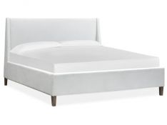 Lindon Queen Upholstered Island Bed in White