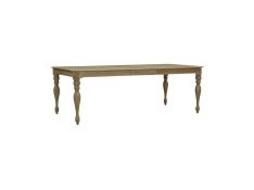 Magnolia Manor Rectangular Leg Table in Weathered Bisque