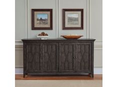 Paradise Valley Hall Buffet in Saddle Brown