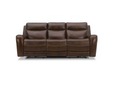 Blair Power Sofa in Cognac