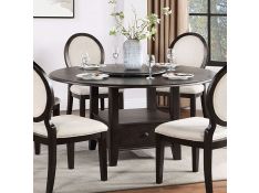 Newforte Round Dining Table in Espresso