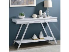 Titus Sofa Table in White