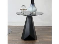 Bishop End Table in Black and Gray