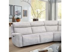 Edmondus Power Sectional in Light Taupe