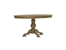 Magnolia Manor Round Pedestal Table in Weathered Bisque