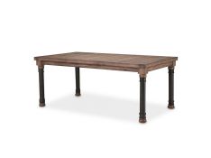 Crossings Rectangular Leg Dining Table in Reclaimed Barn