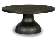 Bosley Round Cocktail Table in Coffee Bean