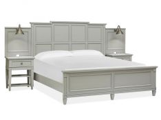 Glenbrook Queen Wall Bed in Pebble