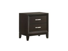 Beaumont 2 Drawer Nightstand in Merlot