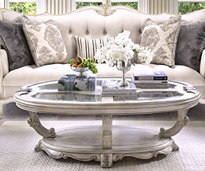 Willemse Glass Top Coffee Table - Local Furniture Outlet