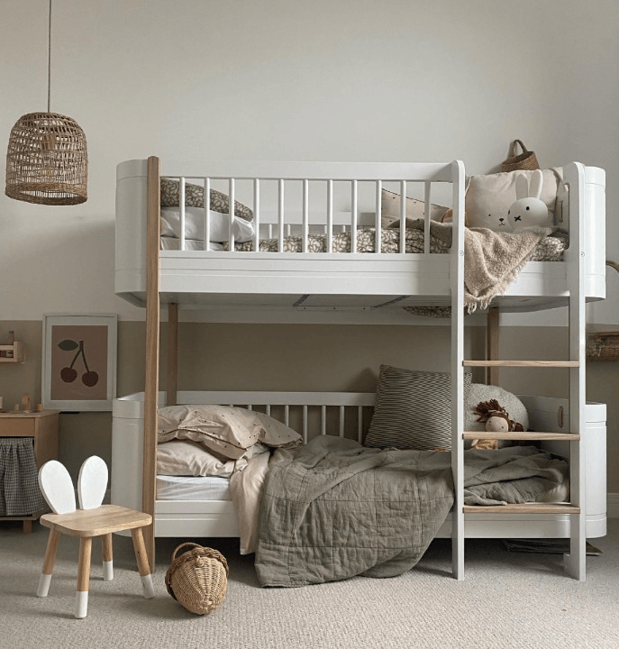 modern twin bunk bed