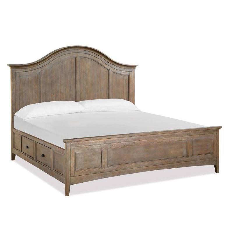 Paxton Place California King Arched Storage Bed - Magnussen Home - Local Furniture Outlet