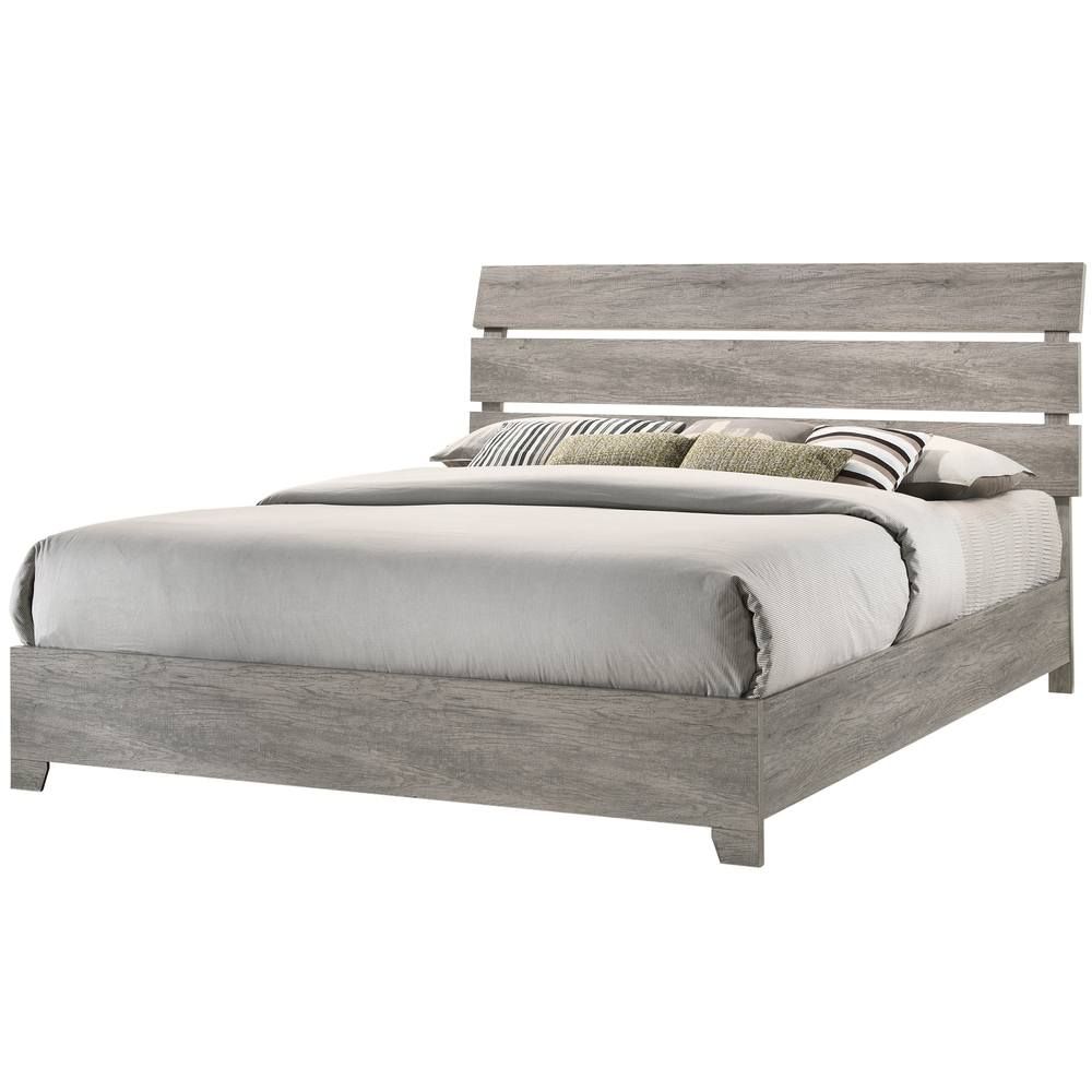 Tundra California King Platform Bed - Crown Mark Furniture - Local Furniture Outlet